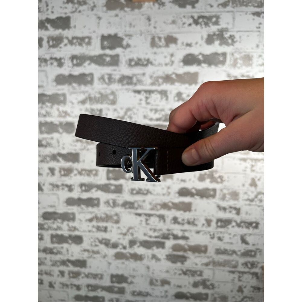 Calvin Klein | women synthetic leather belt with logo